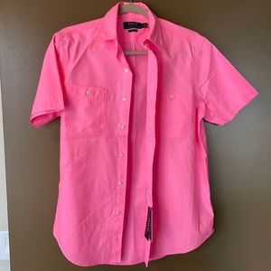 Polo short sleeve button down